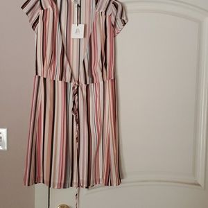 Striped Mini Dress